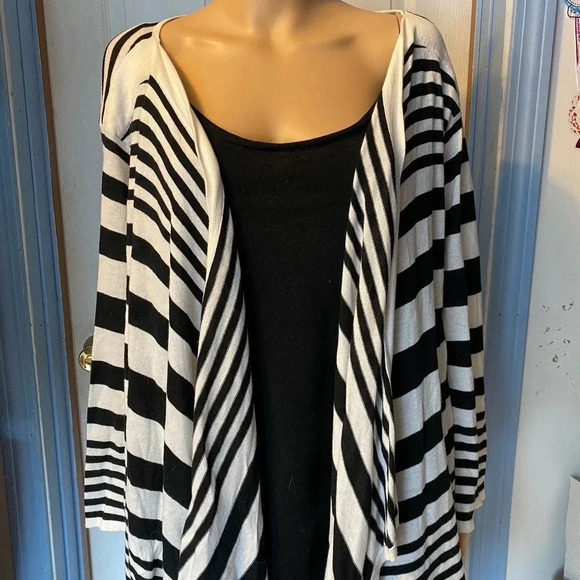 Avenue Cotton Blend Boho Soft Cozy Open Cardigan Women Plus Size 2X - Picture 5 of 8